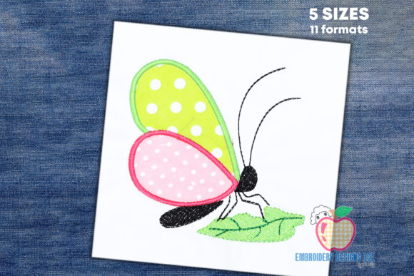 A Designer’s Review of the Large Butterfly Applique Pattern