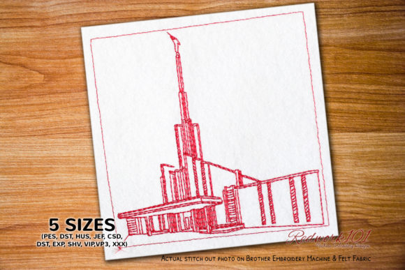 A Hands-On Review of the Atlanta Georgia Temple Embroidery Design