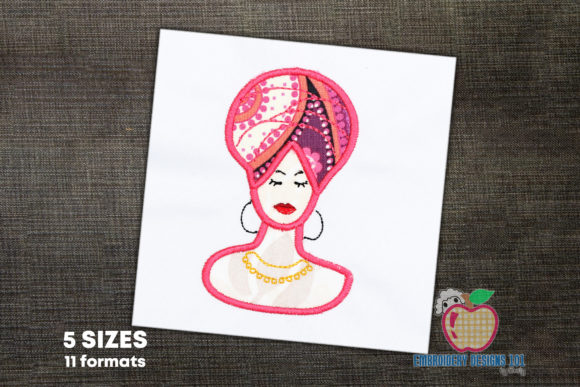 A Review of the African Woman Applique Embroidery Design