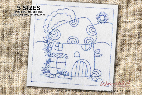 An Honest Review of the Small Mushroom House Lineart Design