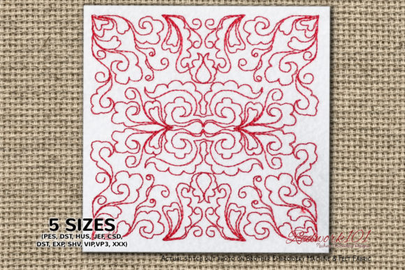 Baroque Embroidery Pattern: A Seller's Perspective