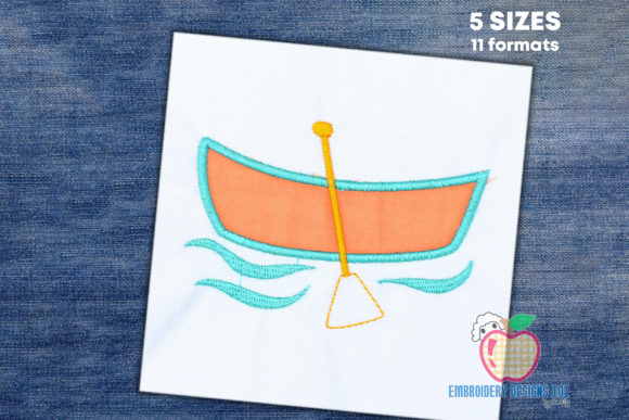 Canoe with Paddles Applique: A Designer's Practical Review