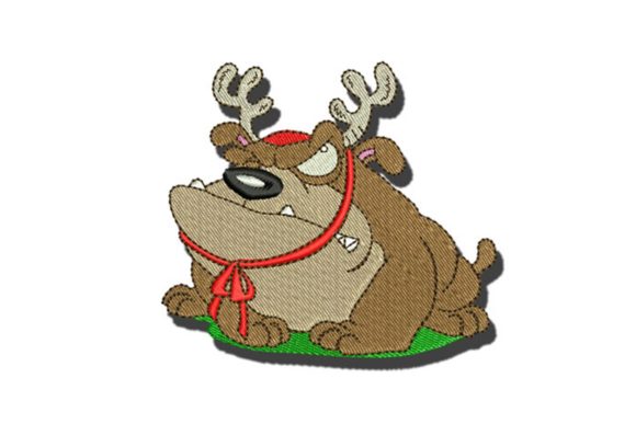 Christmas Bulldog: Craft Fair Embroidery Review