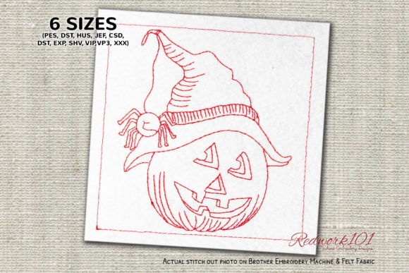 Happy Halloween Holidays Redwork Design Review for Apparel