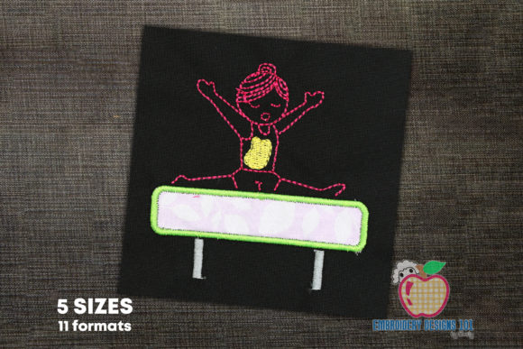 My Practical Review of the Female Gymnast Applique Embroidery Design