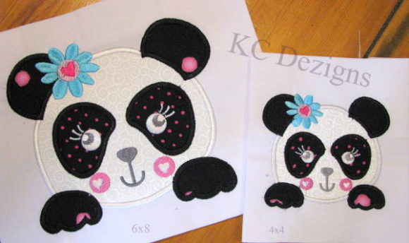 Panda Face Applique: A Designer's Review for Craft Fair Products