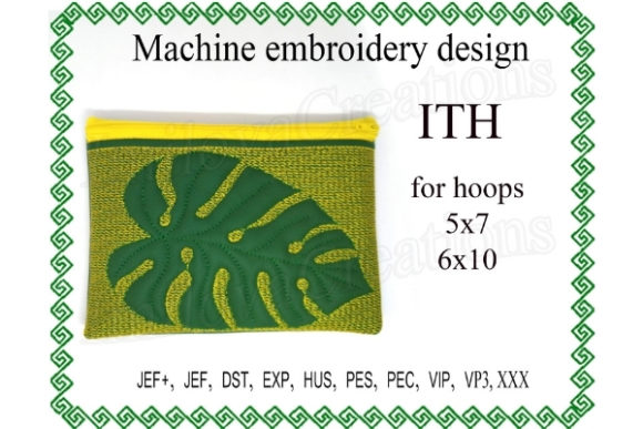 Reviewing the Leaf Zippered Bag Embroidery Design
