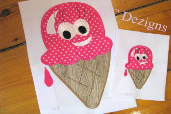 Smiley Ice Cream: An Applique Review for Crafters
