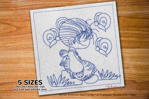 Why Cartoon Girl with Beautiful Butterflies Stands Out
