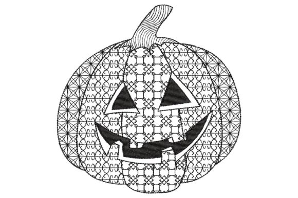 Zentangle Pumpkin Embroidery: A Halloween Design Review
